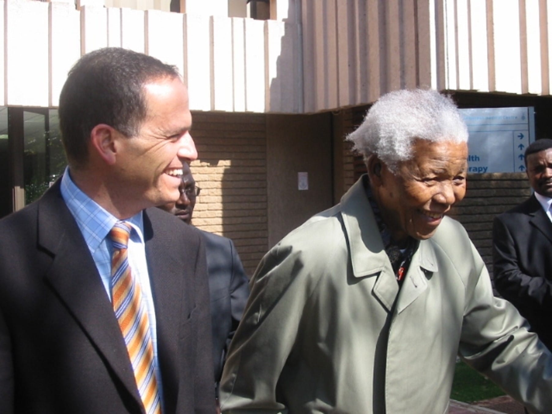 Peter Friedland and Mandela